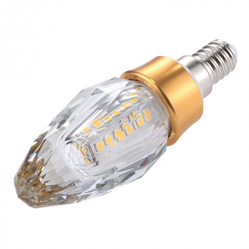 [85-265V] E14 5W Chaud Blanc LED Maïs Lumière, 40 LED SMD 2835 K5 Cristal + Ampoule En Céramique Économie d'Énergie SH06WW1927-08